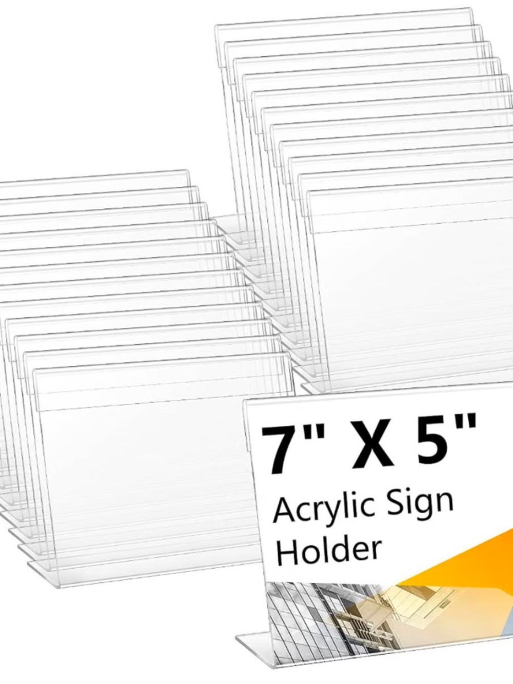 Acrilic Sign Holder